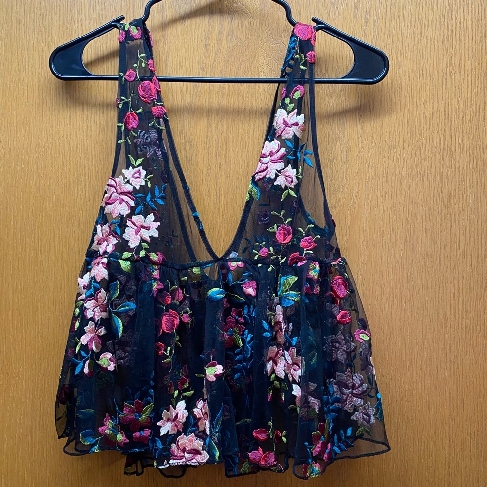 Lace tank top